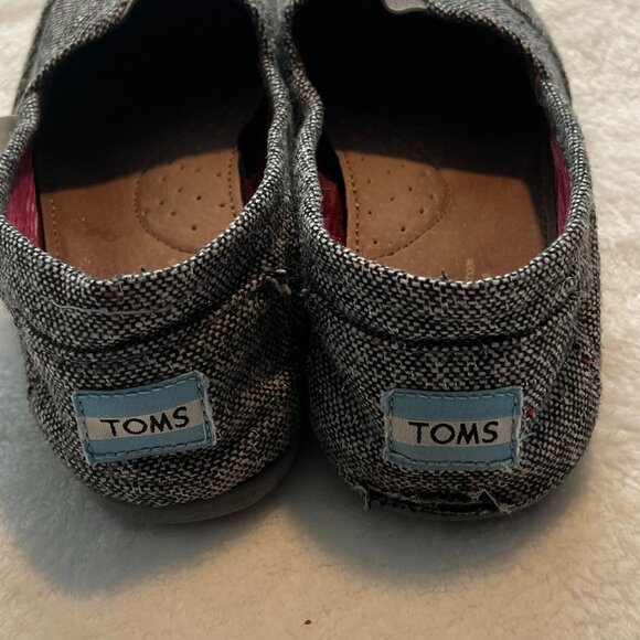 Womens Brownish Gray Tweed Toms size 7.5W - Picture 12 of 12